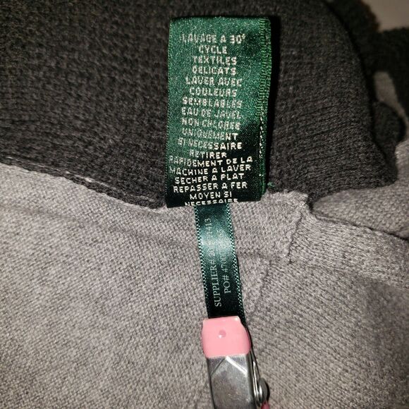 LRL Lauren Active Gray Thermal Sweater Womens Size XL - Picture 5 of 7